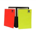 Football Red And Yellow Cards Record Red Card Yellow Card Referee Tool Equipment With Leather Case And Ballpoint Pen.