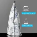 10 Pcs/Bag Aluminium Foil Bag Reusable Freezer Zip Lock Safe Large Capacity Fresh-keeping Lock Freezer Bag.