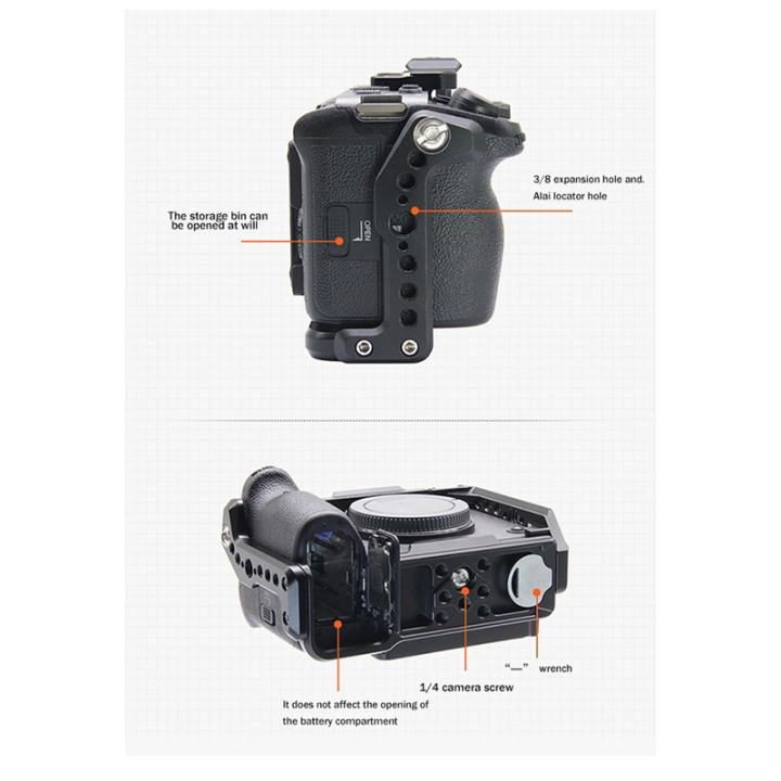 For%20Sony%20FX30%20FX3%20Camera%20Cage%20Quick%20Pack%20Rabbit%20Cage%20Camera%20Protection%20Cage%20Support%20Stabilizer%20Spare%20Parts%20Accessories%20-%20Image%203