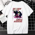 Jojo Bizarre Adventure Anime Tshirt Men Cool Print Tee Harajuku Japan Manga Streetwear Unisex Oversized T-shirt Camisetas Custom. 