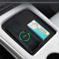Car Silicone Anti-Skid Central Console Wireless Charger Pad for Xpeng G9 Interior Modification Replacement Parts. 