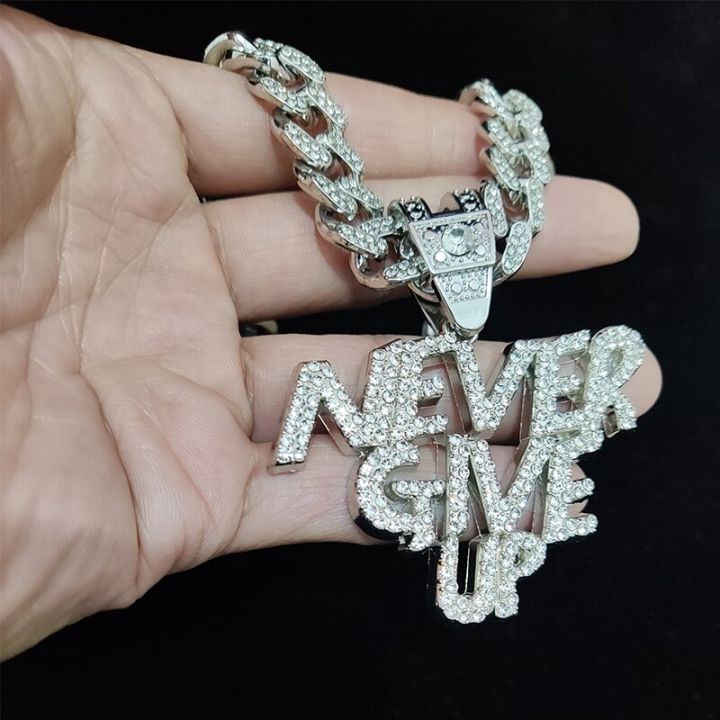 Men%20Women%20Hip%20Hop%20NEVER%20GIVE%20UP%20Pendant%20Necklace%2013mm%20Crystal%20Cuban%20Chain%20HipHop%20Iced%20Out%20Bling%20Necklaces%20Fashion%20Charm%20Jewelry%20-%20Image%206
