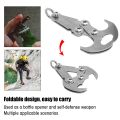Gravity Grappling Hook Easy To Carry Stainless Steel Survival. 