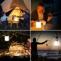 [GadgetClinic] Camping Lantern Rechargeable, Blukar Camping Lights Lamp - 3000K Warm White Light,Brightness Adjustable 3 Light Modes,10+ Hrs Runtime Waterproof Tent Light. 