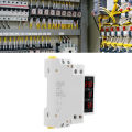 Din Rail Digital Meter AC80-500V High Measurement Accuracy Digital Display Multifunction Tester 0-99Hz 1-100A with Sensor for Electronic Control. 