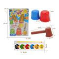Stack a Mole Game Stacking Cups Board Game With Card Speed Challenge Train Parent-child Interactive Puzzle Tabletop Toy for Kid.