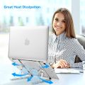 Laptop Stand Adjustable Aluminum Alloy Foldable Stand for 10-17 inch Tablets Notebook Laptop - Laptop Table.