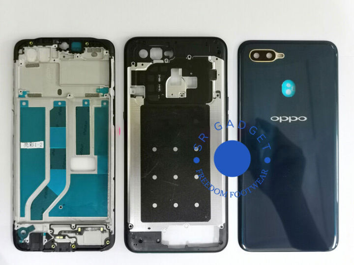 Replacement Full Body Housing for Oppo A5s Body Panel With Side Frame and Camera Lens