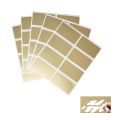 100pcs 23mmx42mm Gold Silvery Scratch Off Sticker Labels DIY adhesive Scratch off. 