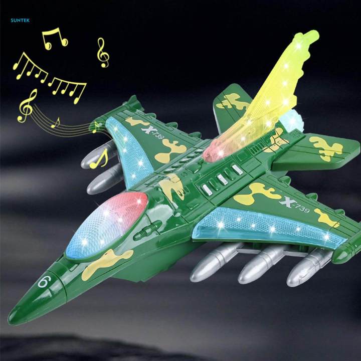 Simulation Plane Toys with Lights and Toys for Children 3~8