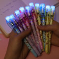 1/2Pcs Luminous Magic Invisible Pen With UV Light Magic Marker For Kids Secret Learning Pen Novelty Toy Random Color. 