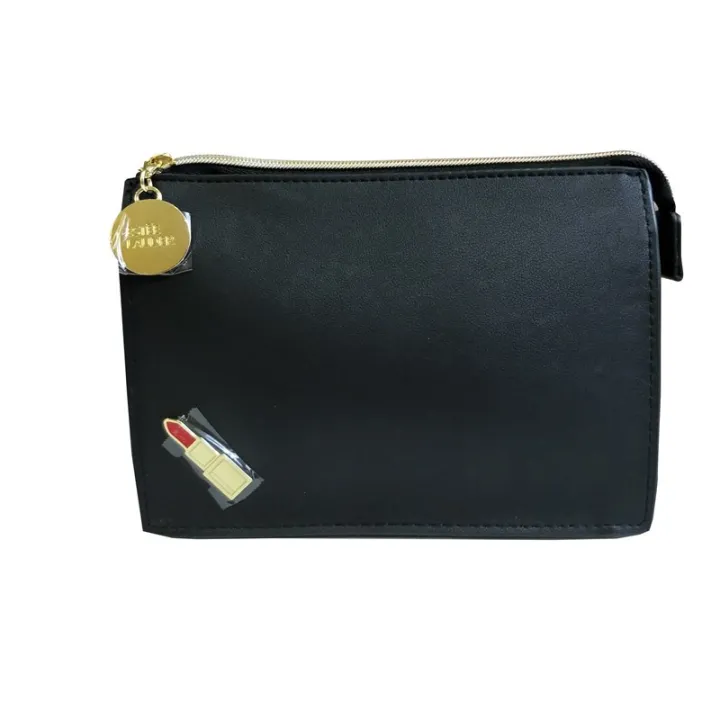 New%20Estee%20Lauder%20Black%20Lipstick%20Cosmetic%20Bag%20Simple%20Clutch%20Portable%20Storage%20Pu%20Influencer%20-%20Image%206