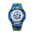 Boys Girls Pink Watch Best Gift Digital Wrist Watches for Children Blue Sport Waterproof Led Luminous Date Clock.