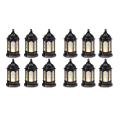 12Pcs Mini Ramadan Candle Mubarak Lantern LED Eid Mubarak Lantern D. 