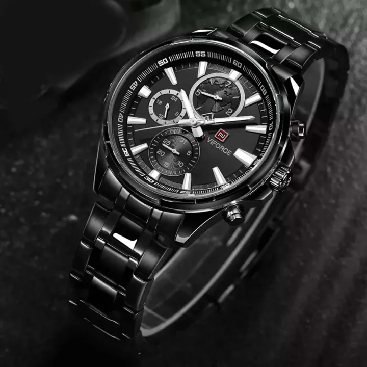 NAVIFORCE%20NF9089%20Black%20Stainless%20Steel%20Chronograph%20Watch%20for%20Men%20-%20Black%20-%20Image%203