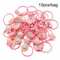 【ALLGOOD】10 / 20 / 30 / 40 Pcs Colorful Baby Hair Band Set Cartoon Rubber Band Flower Ponytail Hair Rope Star Hair Tie Women Hair Accessories. 