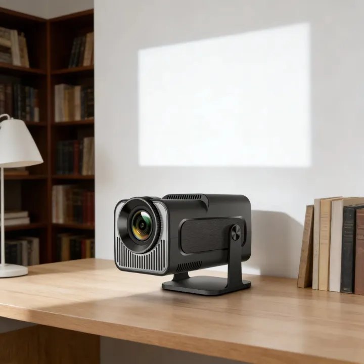 Hy320%20Mini%20Smart%20Android%2011%20Projector%20-%20720P%20Native%20(4K%20Support),%20Dual%20WiFi%206,%20Bluetooth%20&%20Built-in%20Speaker%20-%20Image%202