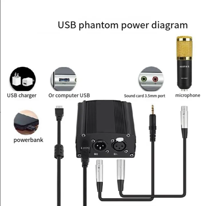 1-Channel%2048V%20Phantom%20Power%20Supply%20with%20XLR%203%20Pin%20Microphone%20Cable%20for%20Condenser%20Microphone%20Music%20Recording%20Equipment%20-%20Image%205