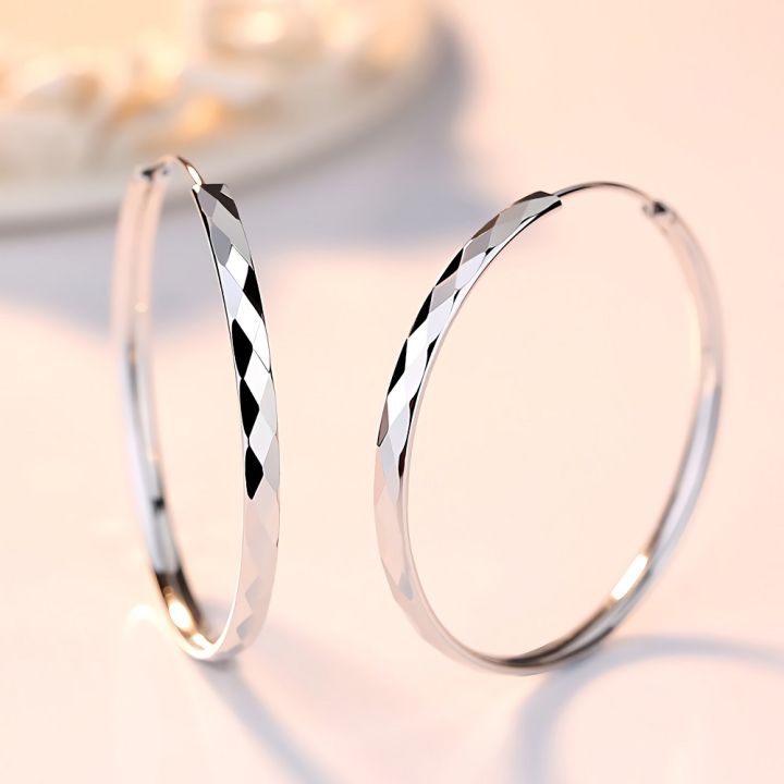 Fine%20925%20Sterling%20Silver%20Luxury%205CM%20Big%20Circle%20Hoop%20Earrings%20for%20Women%20Charms%20Original%20Designer%20Party%20Wedding%20Jewelry%20Gifts%20-%20Image%203