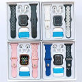 T55 Plus Pro Max Bluetooth Calling Smartwatch with Free 2 Pair belts and Wireless Bluetooth Earphone.
