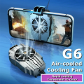 Mobile Phone Cooler G-6 live radiator Phone Cooler G-6  for Gaming Fast Running Noiseless Mobile Phone Cooling Fan for Live Streaming PUBG TikTok Outdoor Vlog. 