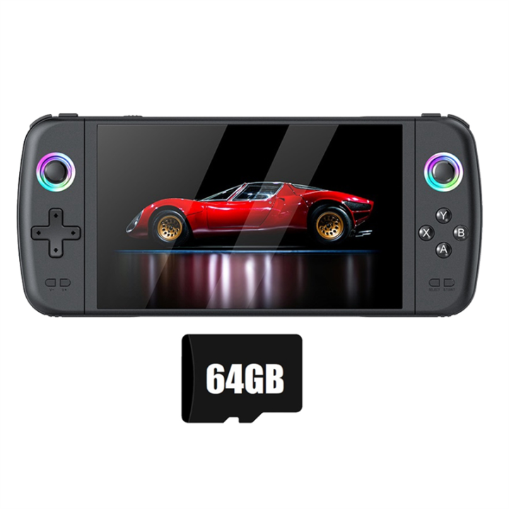 M27 Retro Handheld Video Game Console 7.0 Inch Big Screen 64G 20000 Games Portable Game Player Support 30+ Emulator