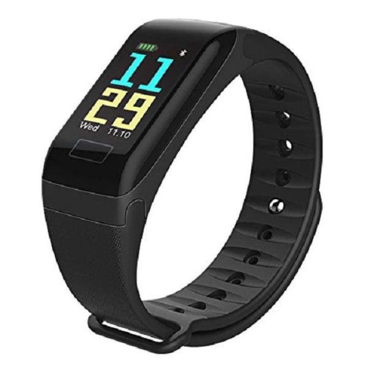 F1 plus Smart Band Color Screen Blood Pressure Heart Rate Monitor water-Reset