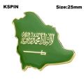 Saudi Arabia Badge Flag Brooch National Flag Lapel Pin International Travel Pins Collections.