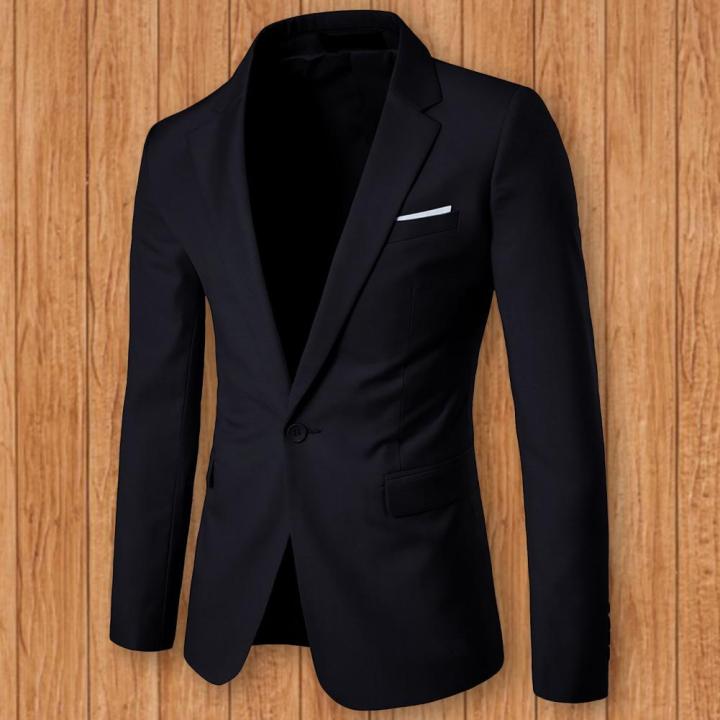 Simple%20Casual%20Blazer%20Comfy%20Suit%20Jacket%20Lapel%20Slim-fitting%20Pure%20Color%20Blazer%20Slim%20-%20Image%202
