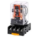 RELAY With BASE 10A 220V AC Electromagnetic Relay With 8 Pin Base Terminal Coil Voltage AC 220VOLT. 