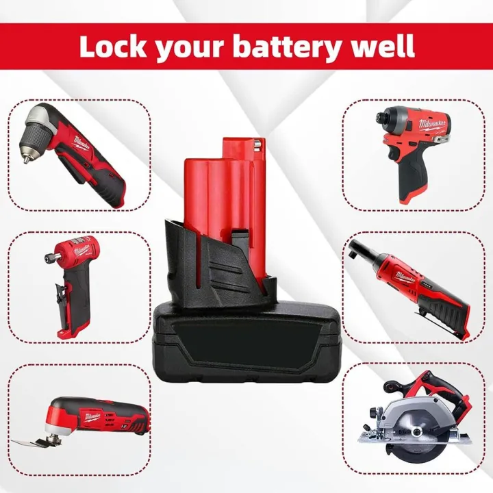 Replacement%20Plastic%20Case%20Battery%20Shell%20Bottom%20Case%20Repair%20Kit%20M12%20Battery%20Case%20Top%20Shell%2012V%20Li-ion%20Battery%20Shell%20for%20Milwaukee%20-%20Image%204