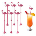 Plastic Cocktail Muddler Night-club Drink Decor Cocktail Swizzle Sticks Flamingo Stirrer Coffee Puddler Party Supplies. 