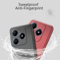 Tokifu For Realme C63 Back Cover Matte Simple Solid Color Soft Silicone TPU Case. 