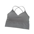 Womens Summer Camis Tanks Tops Sleeveless Cotton Bustier Unpadded Bandeau Bra Vest Crop Top Seamless Tees Tops Mujer.