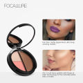 Wholesale FOCALLURE Highlighter Palette Glitter Bronzer Shimmer Powder Creamy Texture Blusher Palette Face Contouring Makeup. 