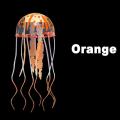 Artificial Swim Luminous Jellyfish Aquarium Decoration Silicone Odorless Plants Luminous Fish Tank Ornaments Landscape Supplies.