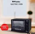 Miyako Automatic Electric Oven Mt22Rc 22 Liter Black. 