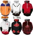 Anime Naruto 3D Print Aldult Hoodie Fashion Sweatshirt Cosplay Coat Unisex Casual Jackets. 