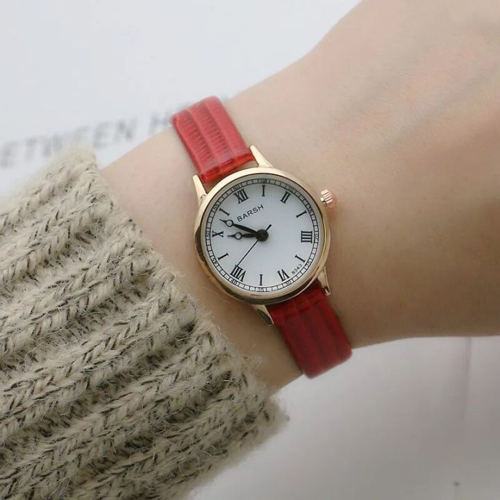 Fashion%20Student%20Watch%20Belt%20Watch%20Small%20Plate%20Light%20and%20Thin%20Student%20Exam%20Watch%20Women's%20Retro%20Quartz%20Wristwatch%20-%20Image%203