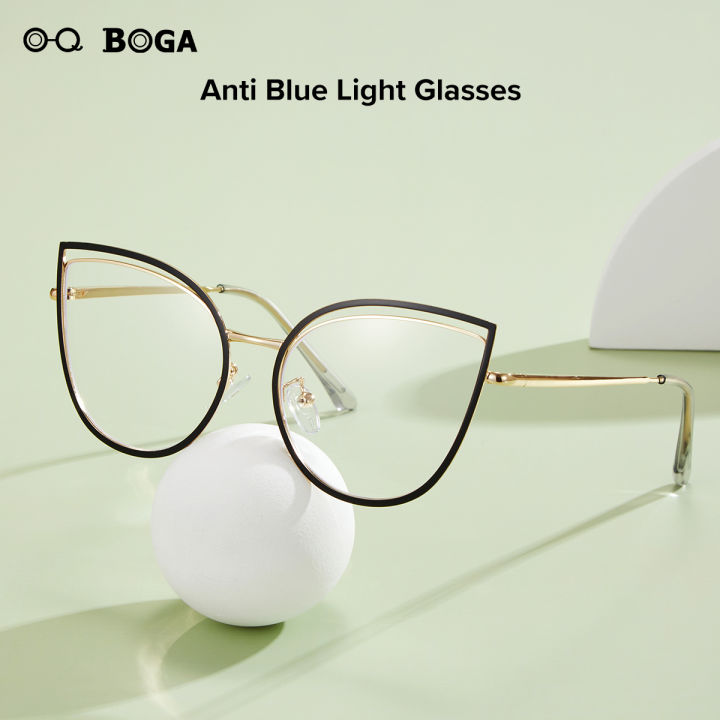 OQ%20BOGA%205%20Colors%20Unisex%20Anti%20Blue%20Light%20Radiation%20Computer%20Glasses%20Women%20Men%20Eye%20Protection%20Fashion%20Big%20Cat%20Eye%20Frame%20Eyewear%20-%20Image%202