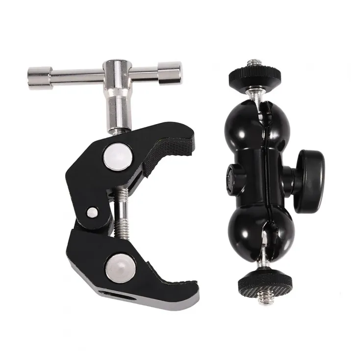 Multi-Function%20Ball%20Head%20Adapter%20Arm%20Mount%20with%20Adjustable%20Clamp%20Accessory%20for%20Cameras%20-%20Image%204