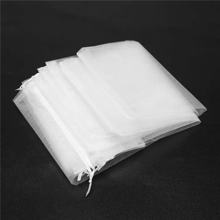 EITGZWAS%2060Pcs%20Sheer%20Organza%20Wine%20Bags%2014X37cm%20Reusable%20Simple%20Bottle%20Wrap%20Dresses%20Festive%20Packaging%20Drawstring%20Pouches%20(White)%20-%20Image%207
