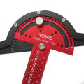 VEIKO aluminum 300mm angle fixed T-square Posi lock carpenter's ruler.