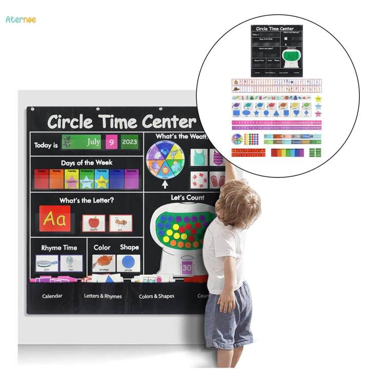 Circle%20Time%20Learning%20Center%20Pocket%20Chart%20Color%20Shape%20Counting%20Weather%20Learning%20Turnable%20for%20Teaching%20Aids%20Classroom%20Kindergarten%20Teachers%20-%20Image%206