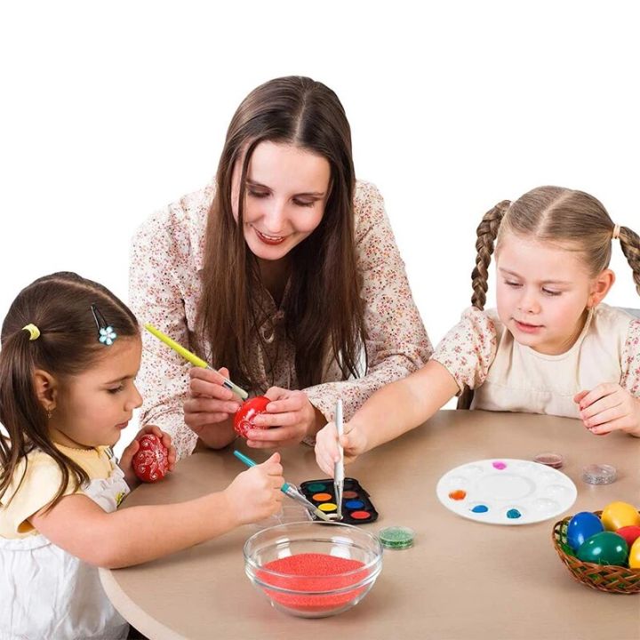 4pcs%20Children%20Tempera%20Hog%20Bristle%20Artist%20Brushes%20Set%20Round%20Flat%20Pointed%20Graffiti%20Paintbrush%20for%20Kids%20Students%20Beginners%20Artist%20-%20Image%206