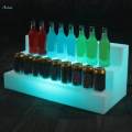 LED Lighted Liquid Bottle Display Shelf,Illuminated Bottle Display Shelf,3 Step Bottle Lighting. 