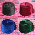 Special Beautiful Design Islamic Items Makhmal Fabrics Turkey Romi Tupi For Men || Cap For Men || Winter Cap || Turkey Hat. 