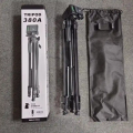 380A Tripod Stand  Black 360 Degree Swivel Fluid Head Mobile Camera Stand Pro 3 Maximum Height 5 Feet - Heavy stand. 