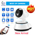 V380 Pro WiFi IP Camera 2MP 1080P  360 Degree Robotic Mini PTZ Two-way Voice Night Vision Security CCTV Camera. 