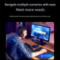 RGB Condenser Mic Gaming Microphone with Noise Reduction Software for Game Live Recording White 1 PCS. 
